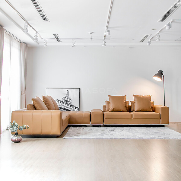 Sofa góc L Libero Da CN CP Da bò