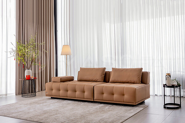 Sofa băng 2 Lumio 2500x1000 Da CN 981