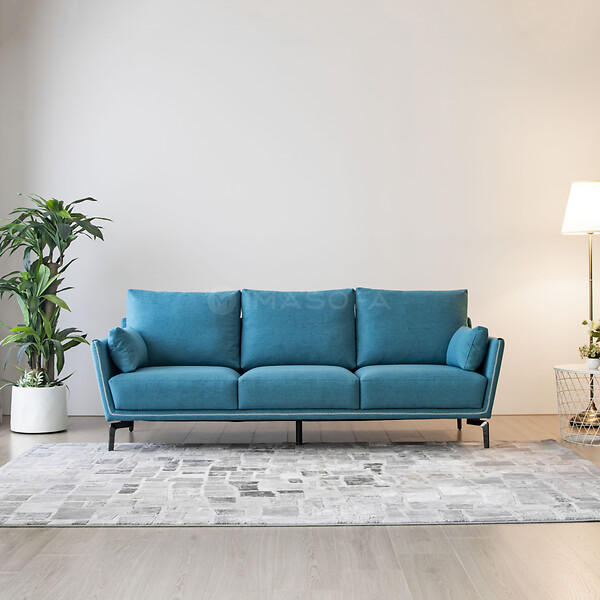 Sofa băng Napoli 2190x850 Da thật Ý
