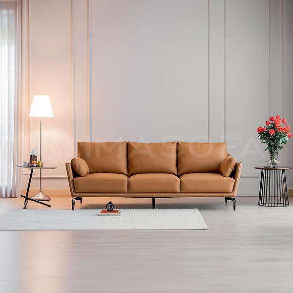 Sofa băng Napoli 2190x850 Da thật SJ