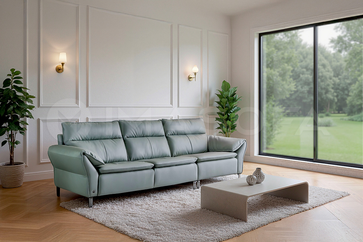 Calyn - Sofa băng da nhân tạo