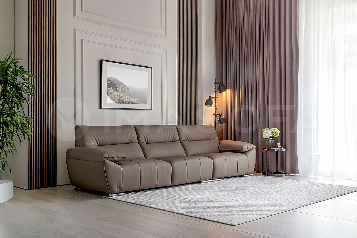 Lucia - Sofa băng da nhân tạo