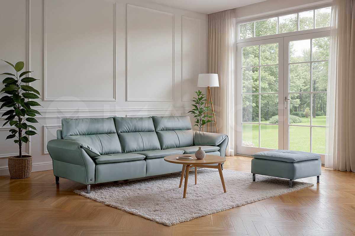 Sofa bộ Calyn - Sofa băng da nhân tạo